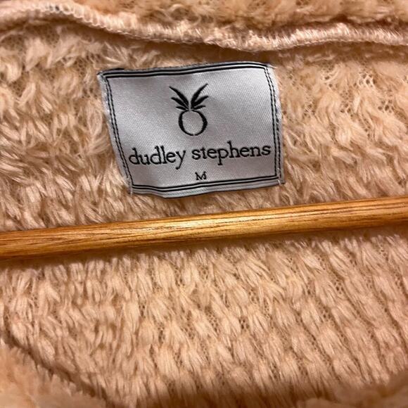 Dudley Stephens Brighton Boatneck Bubble Fleece Blush/Nude Medium Sweatshirt - Picture 4 of 7